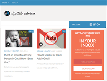 Tablet Screenshot of digitaladvices.com